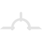 Ekena Millwork Ericson Architectural Grade PVC Gable Bracket, 72"W x 30"H x 2"D x 4"F, 10/12 Pitch GBP072X30X0204ERI00 - alternate 2